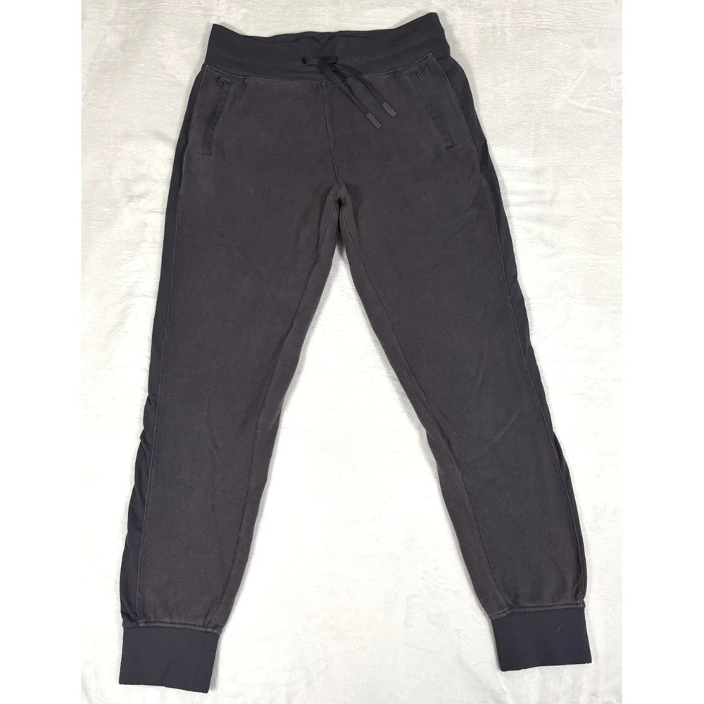 Lululemon Get Going Joggers Women's 6 Navy Blue Cotton Blend Cuffed